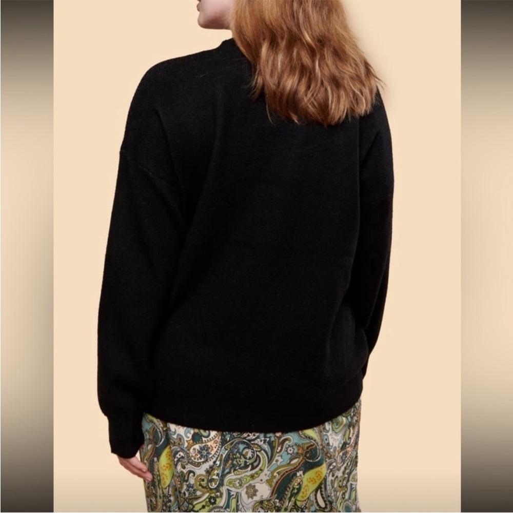 Earthbound Trading Magic Mushroom Sweater Black Xl - Picture 4 of 10
